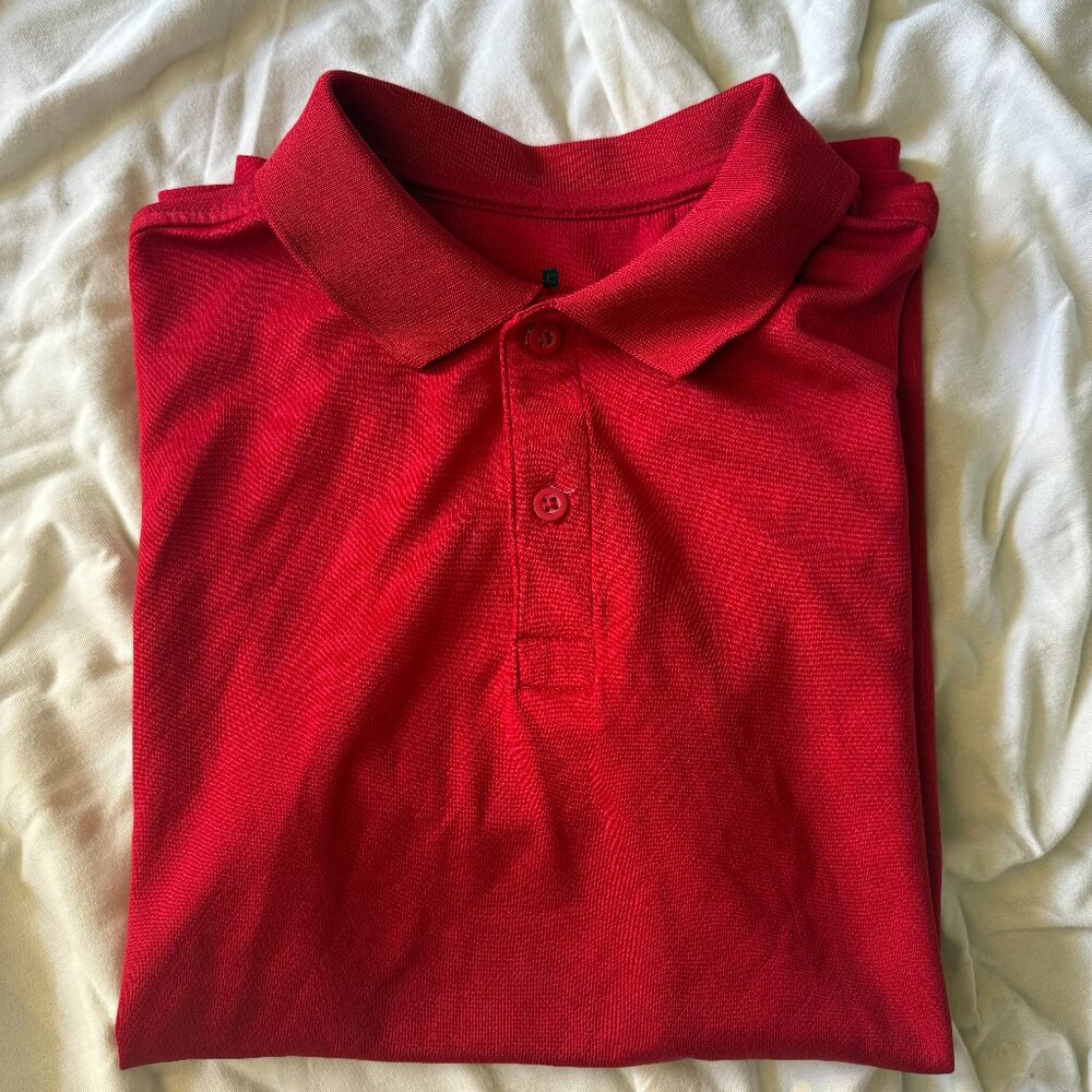 Boys 14/16 Polo Shirt Red, Chaps Red Polo For Middle Schooler